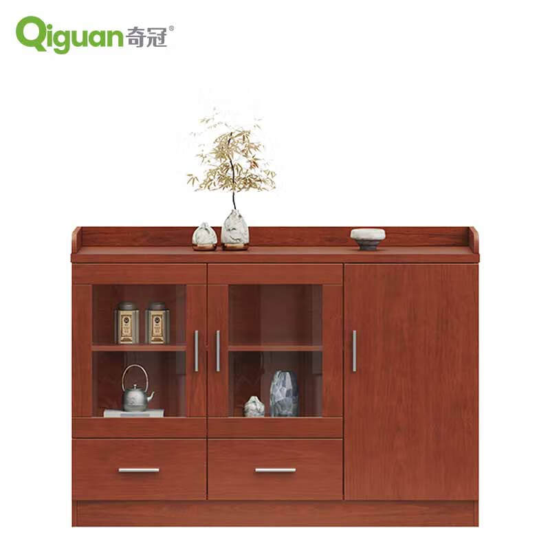 奇冠 QG-F-122 油漆茶水柜  1200W*400D*860Hmm 胡桃色按（张）销售