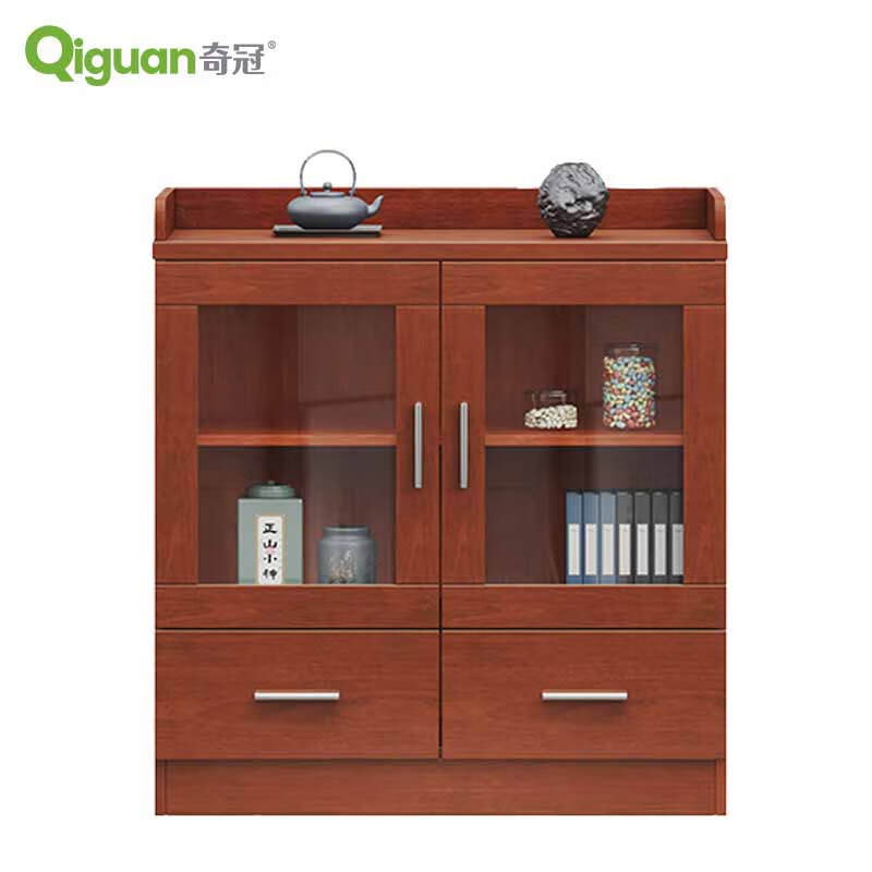 奇冠 QG-F-092 油漆茶水柜  800W*400D*860Hmm 胡桃色按（张）销售