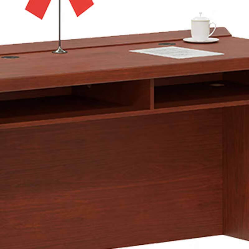 奇冠 QG-FP-32 二人位主席台条桌  油漆 1400W*600D*760Hmm 胡桃色按（张）销售