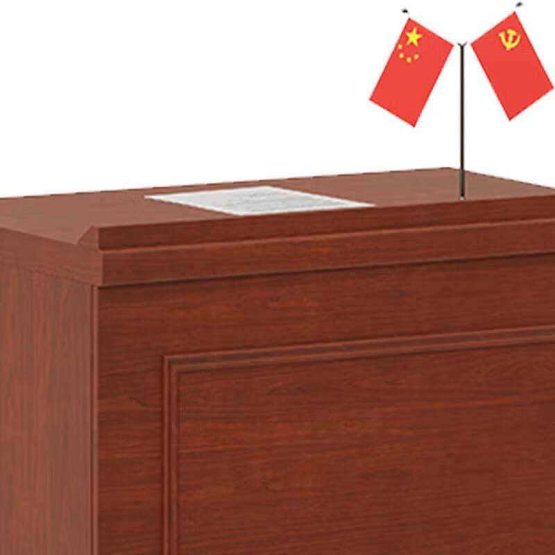 奇冠 QG-FP-31 单人位主席台条桌  油漆 900W*600D*760Hmm 胡桃色按（张）销售