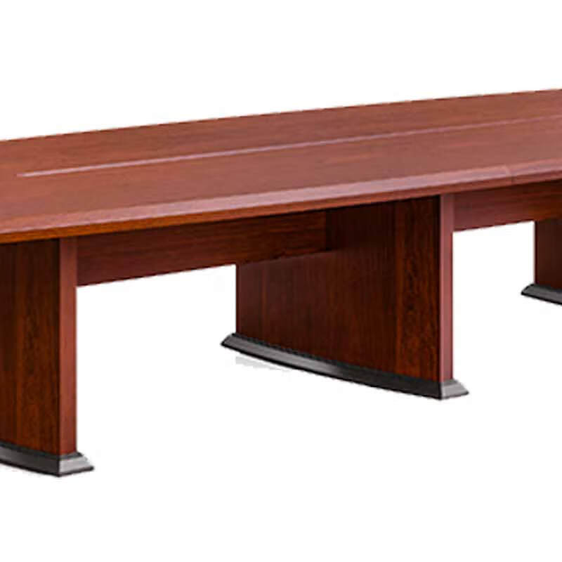 奇冠 QG-FP0436 油漆会议桌  3600W*1480D*760Hmm 胡桃色按（张）销售