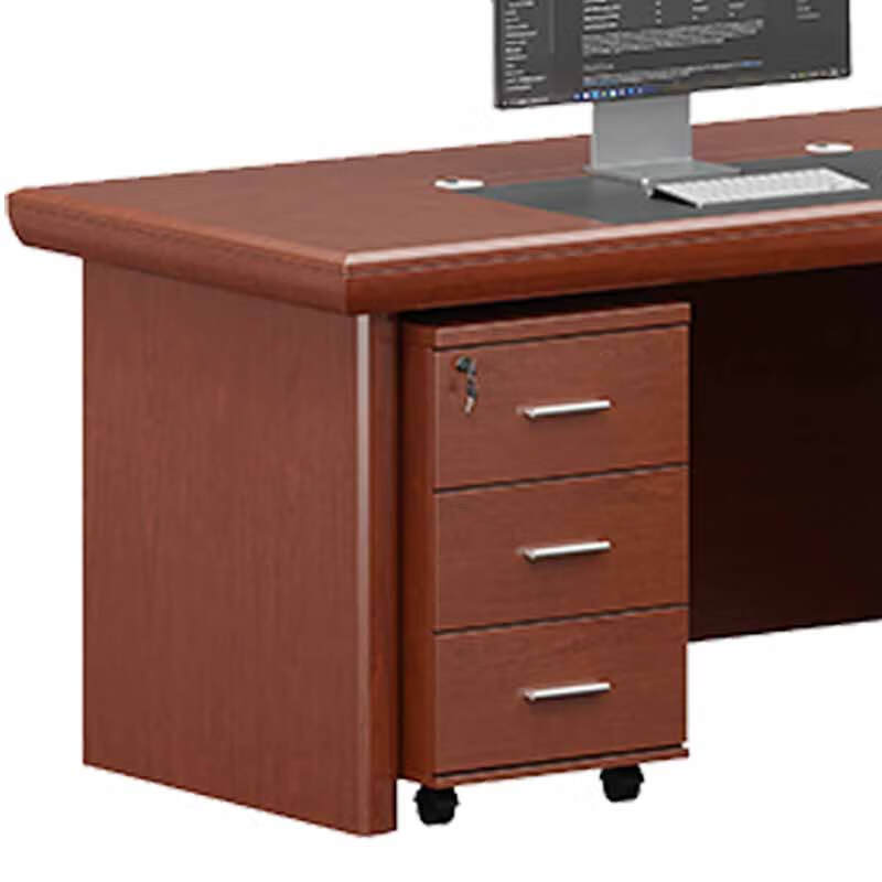 奇冠 QG-H2Y181 油漆中班台办公桌 1800W*900D*760Hmm 胡桃色按（张）销售