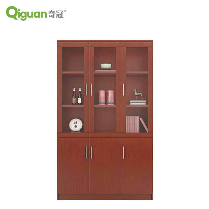 奇冠 QG-FMY203 油漆文件柜  1200W*400D*2000Hmm 胡桃色按（张）销售