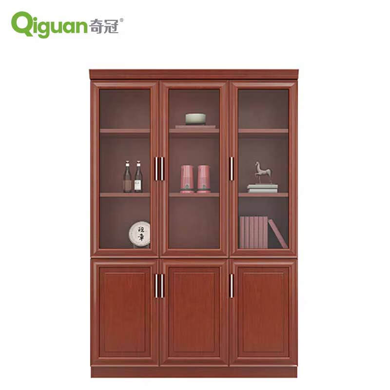 奇冠 QG-FMK203 油漆文件柜  1350W*445D*2000Hmm 胡桃色按（张）销售