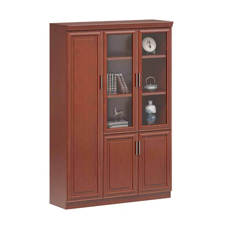 奇冠 QG-FMK103 油漆文件柜  (左) 1350W*445D*2000Hmm 胡桃色按（张）销售