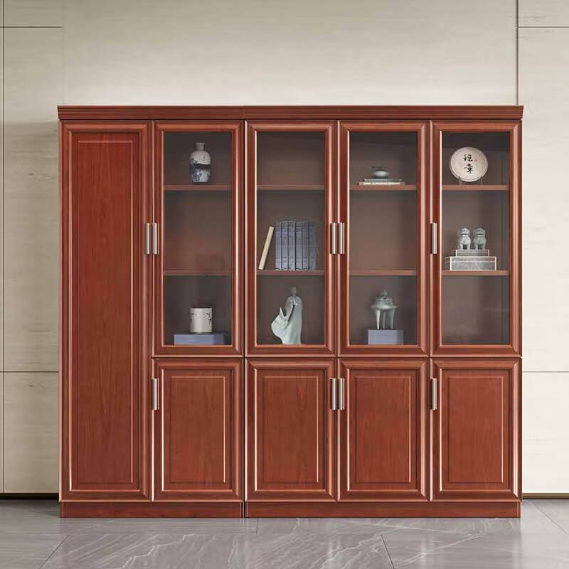 奇冠 QG-FMK102 油漆文件柜  (左) 900W*445D*2000Hmm 胡桃色按（张）销售