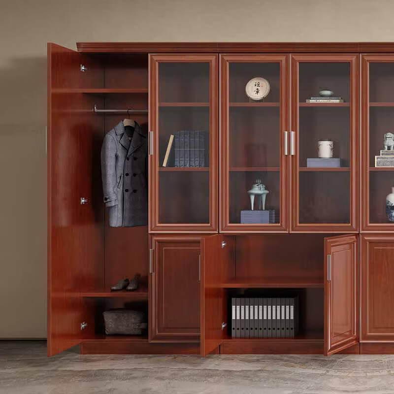 奇冠 QG-FMK102 油漆文件柜  (左) 900W*445D*2000Hmm 胡桃色按（张）销售