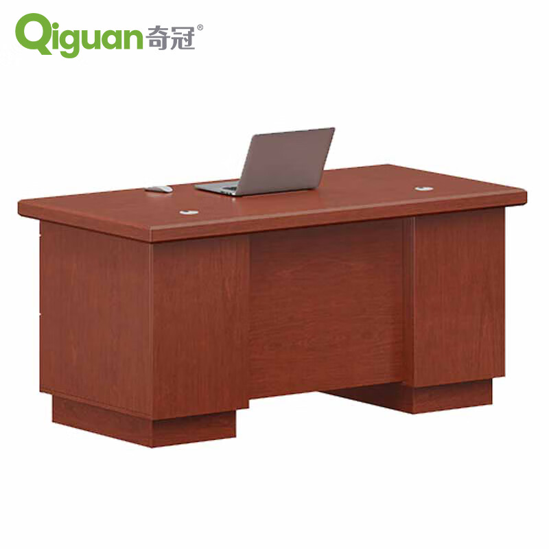 奇冠 QG-F6Z161B 油漆办公桌电脑桌写字桌  1600W*800D*760Hmm 胡桃色按（张）销售