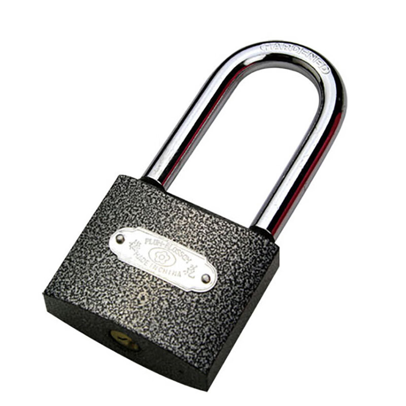 梅花 BC1238L 挂锁 长梁挂锁防盗防水防锈抗剪仓库车间大门锁 38mm 塑钢 黑色按(把)销售 梅花 BC1238L 挂锁 长梁挂锁防盗防水防锈抗剪仓库车间大门锁 38mm 塑钢 黑色按(把)销售