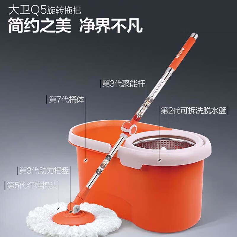 大卫 Q5(DX-X2035)标准版 旋转拖把按（套）销售