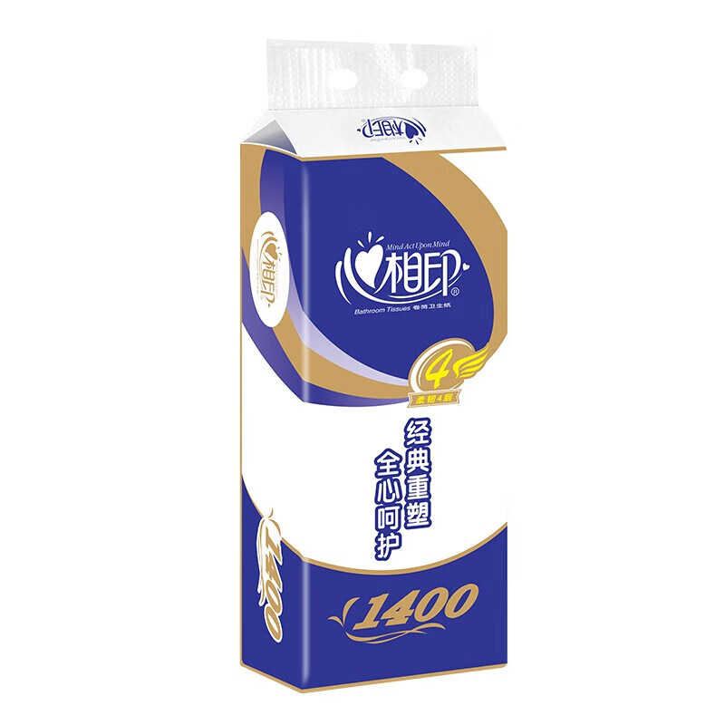 心相印 BT910 有芯卷纸 4层 105*140mm 140克/卷 10卷/提 6提/袋按(袋)销售 心相印 BT910 有芯卷纸 4层 105*140mm 140克/卷 10卷/提 6提/袋按(袋)销售