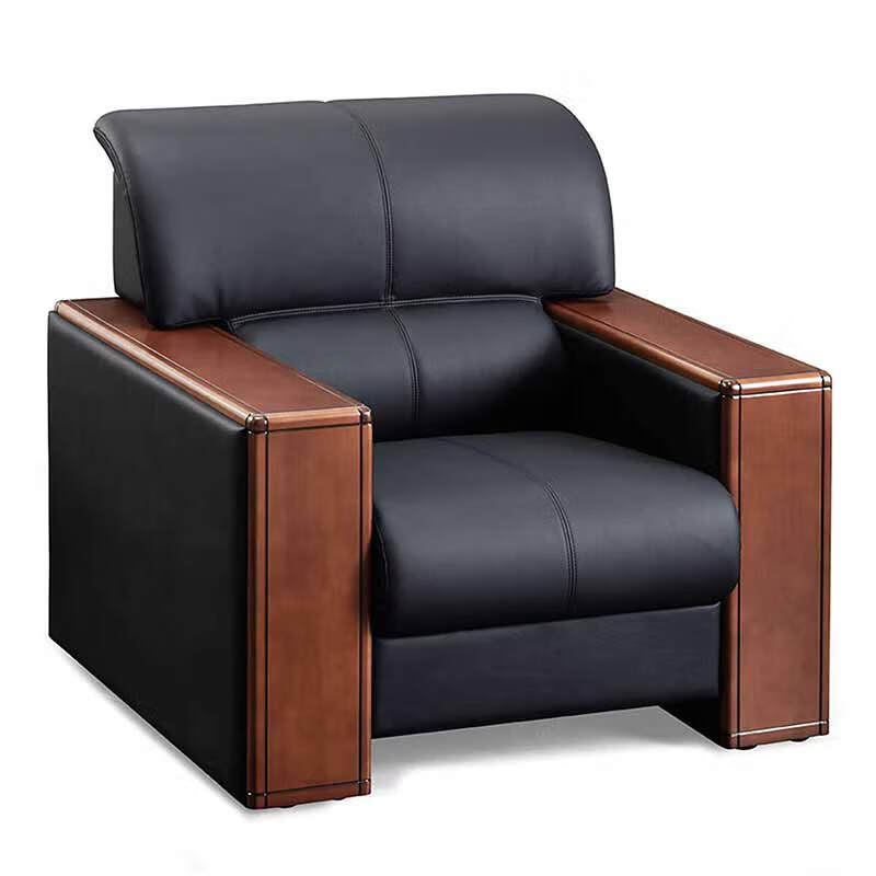 奇冠 QG-ST1-0206 单人位沙发  950W*900D*850Hmm 黑色西皮按（张）销售