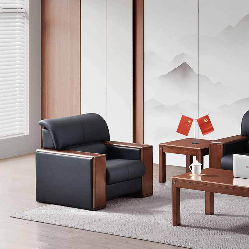 奇冠 QG-ST1-0206 单人位沙发  950W*900D*850Hmm 黑色西皮按（张）销售