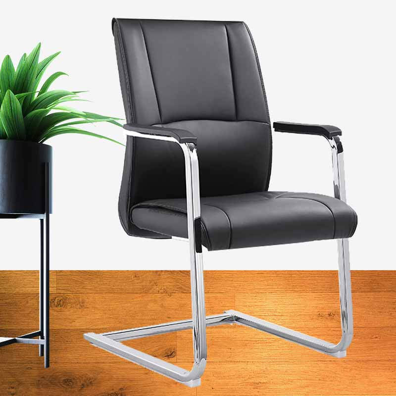 奇冠 QG-2030D 办公椅 弓型椅皮椅 黑色西皮按(把)销售 奇冠 QG-2030D 办公椅 弓型椅皮椅 黑色西皮按(把)销售