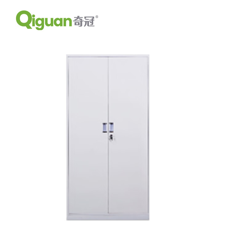 奇冠 钢制文件柜 1850*900*400mm  通门文件柜加厚 灰白按（张）销售