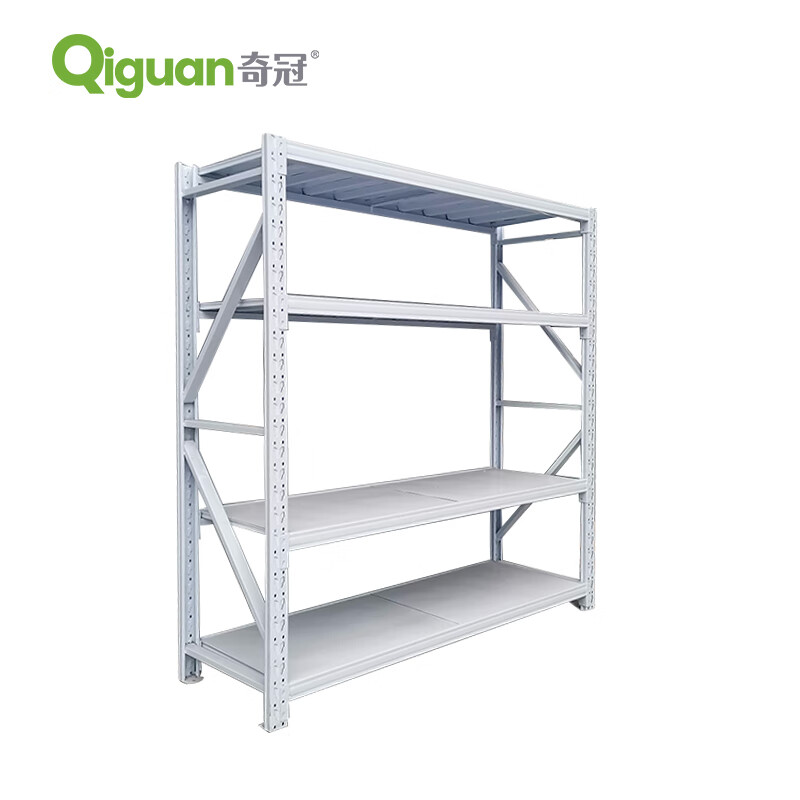 奇冠 4层货架 1500*600*2000mm  单层承重500KG 灰白按（组）销售
