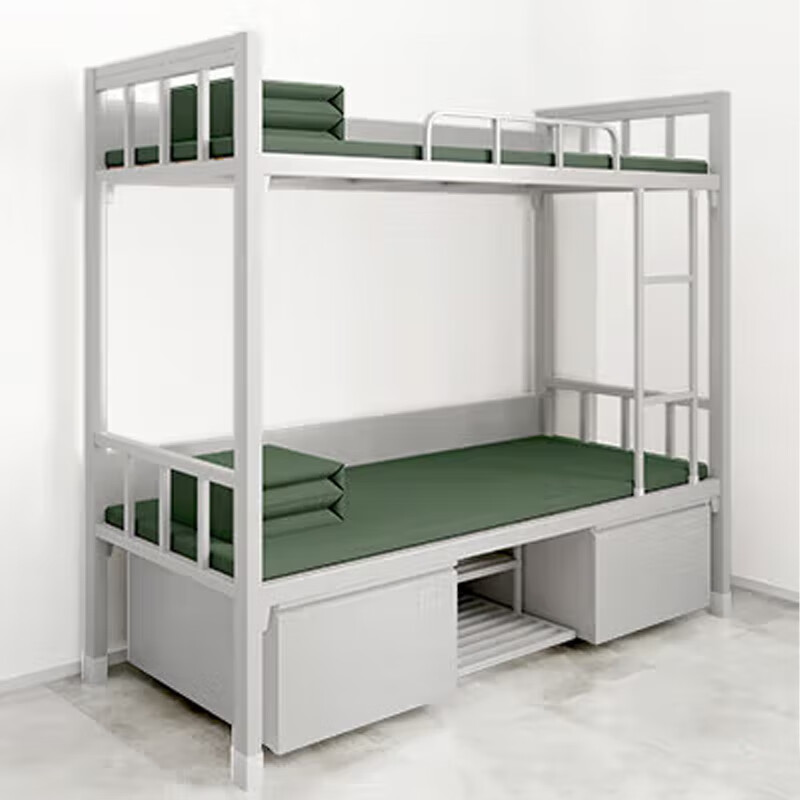 奇冠 钢制双层床宿舍床 2000*900*1800mm 灰白按(张)销售 奇冠 钢制双层床宿舍床 2000*900*1800mm 灰白按(张)销售