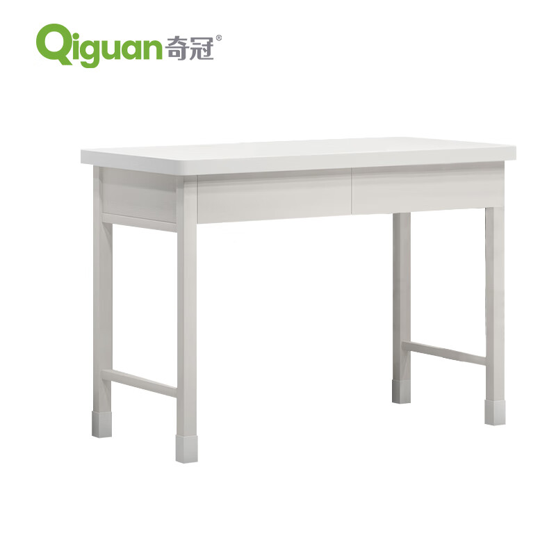奇冠 钢制二抽学习桌 780*1100*550mm  灰白按（张）销售