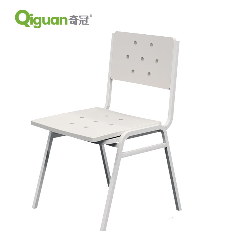 奇冠 钢制宿舍学习椅 780*480*520mm  灰白按（张）销售