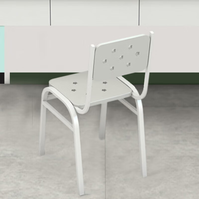 奇冠 钢制宿舍学习椅 780*480*520mm 灰白按(张)销售 奇冠 钢制宿舍学习椅 780*480*520mm 灰白按(张)销售