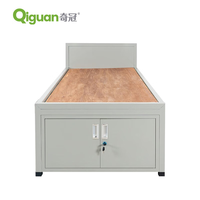 奇冠 钢制营具单人床 2000*900*800mm  灰白按（张）销售