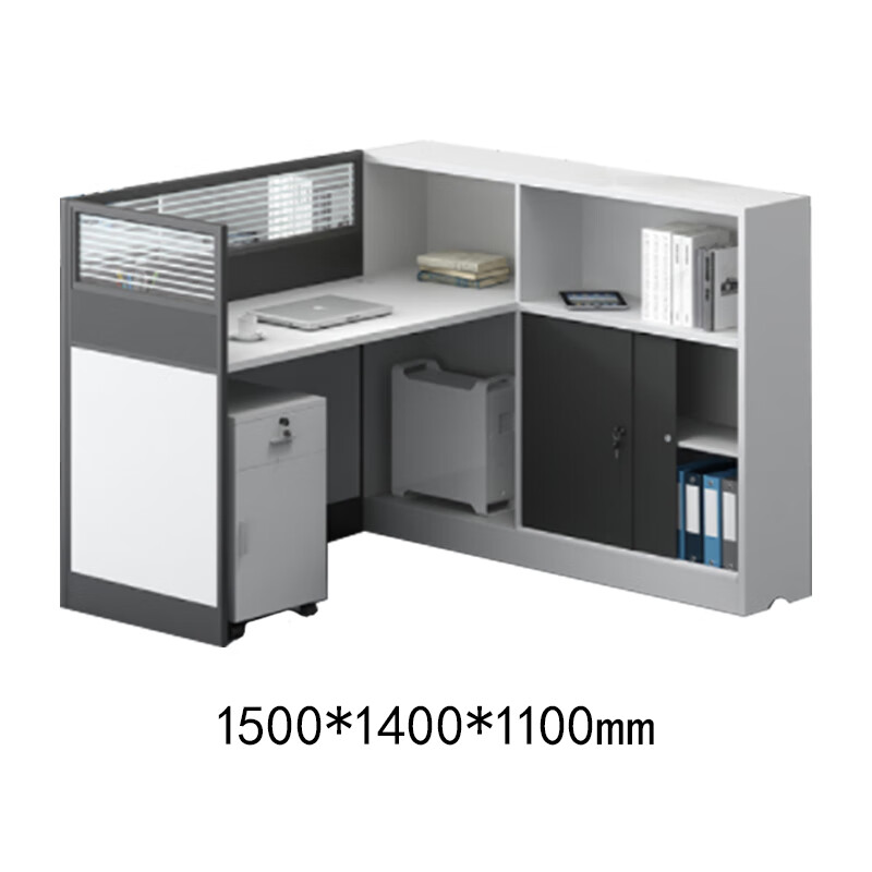奇冠 屏风工位 1500*1400*1100mm L型单人位职员桌-8 暖白色按(组)销售 奇冠 屏风工位 1500*1400*1100mm L型单人位职员桌-8 暖白色按(组)销售