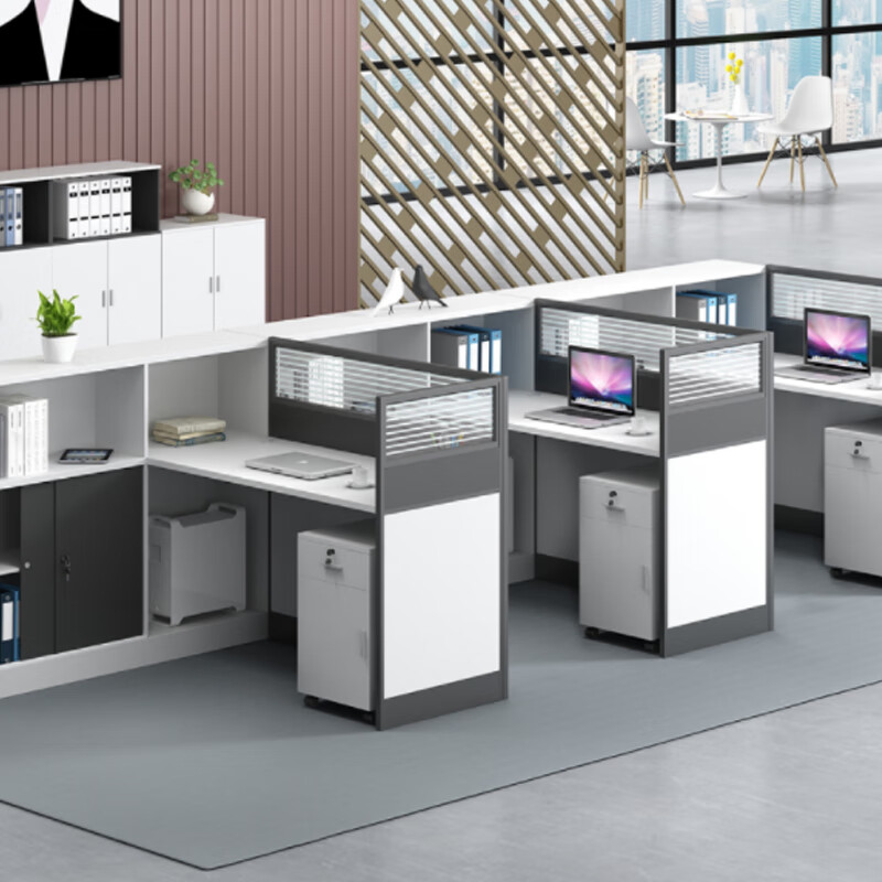 奇冠 屏风工位 1500*1400*1100mm L型单人位职员桌-8 暖白色按(组)销售 奇冠 屏风工位 1500*1400*1100mm L型单人位职员桌-8 暖白色按(组)销售