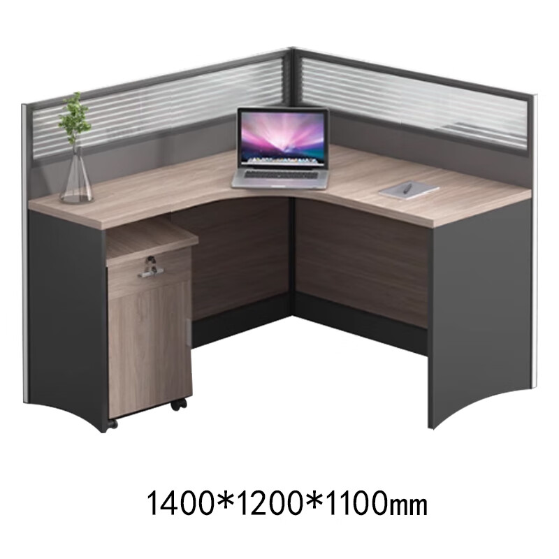 奇冠 屏风工位 1400*1200*1100mm 单人位L型职员桌-4 榆木色按(组)销售 奇冠 屏风工位 1400*1200*1100mm 单人位L型职员桌-4 榆木色按(组)销售