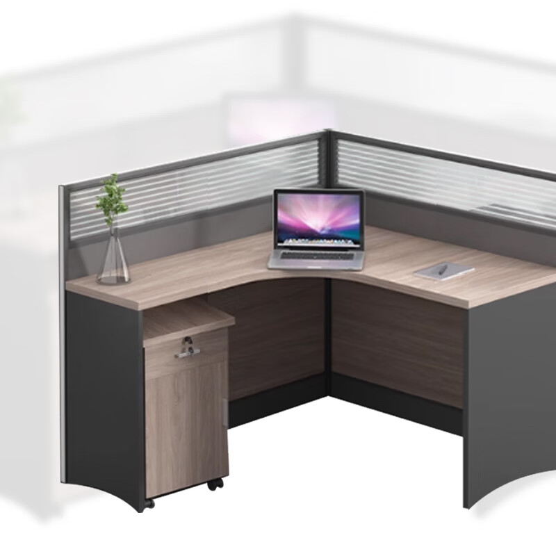 奇冠 屏风工位 1400*1200*1100mm 单人位L型职员桌-4 榆木色按(组)销售 奇冠 屏风工位 1400*1200*1100mm 单人位L型职员桌-4 榆木色按(组)销售