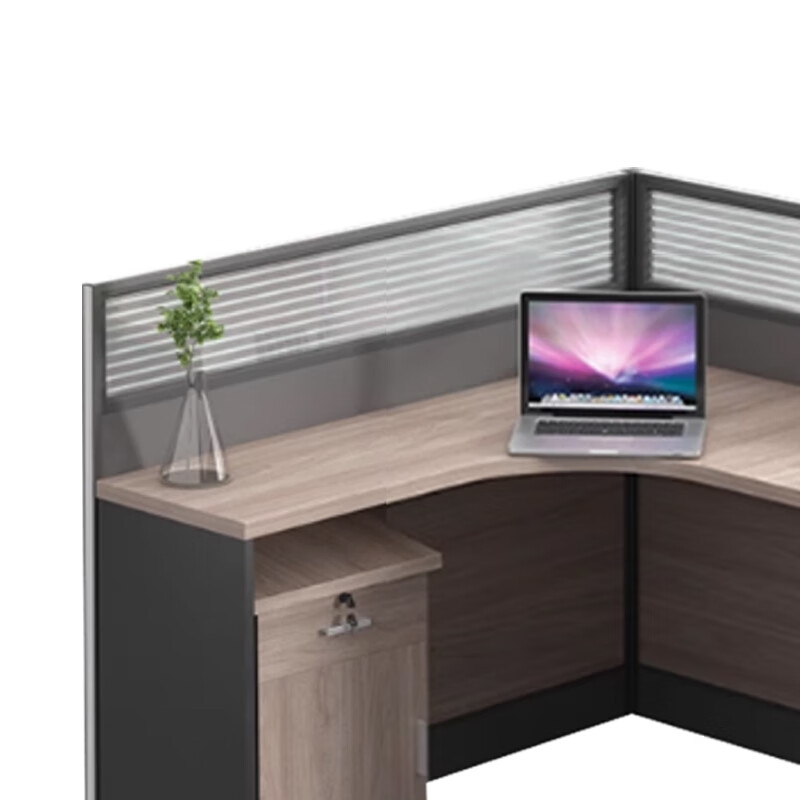 奇冠 屏风工位 1400*1200*1100mm 单人位L型职员桌-4 榆木色按(组)销售 奇冠 屏风工位 1400*1200*1100mm 单人位L型职员桌-4 榆木色按(组)销售