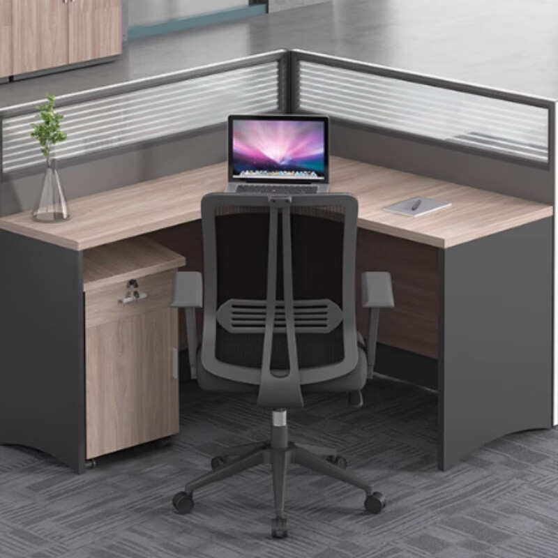 奇冠 屏风工位 1400*1200*1100mm 单人位L型职员桌-4 榆木色按(组)销售 奇冠 屏风工位 1400*1200*1100mm 单人位L型职员桌-4 榆木色按(组)销售