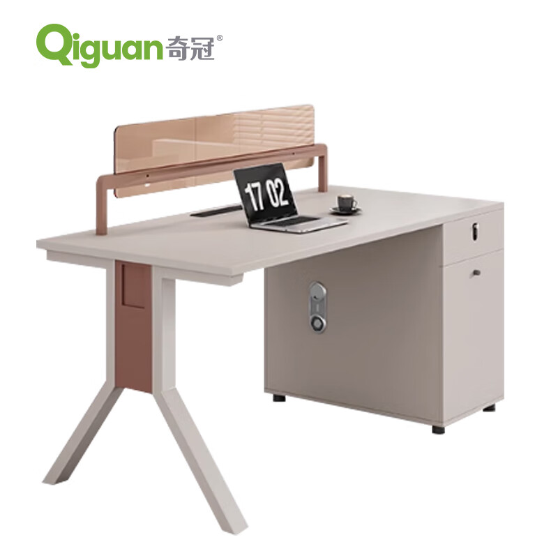奇冠 屏风工位 1200*600*750mm 单人位职员桌-1 利休白茶按（组）销售