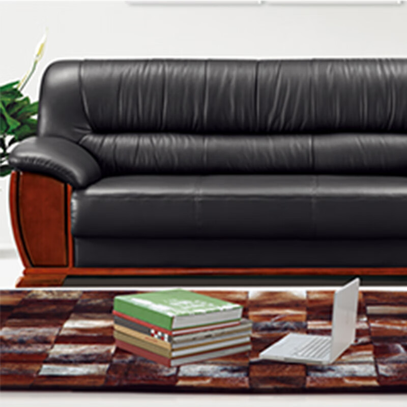 奇冠 QG-L-910(1+1+3) 办公沙发套装 黑色西皮按(套)销售 奇冠 QG-L-910(1+1+3) 办公沙发套装 黑色西皮按(套)销售