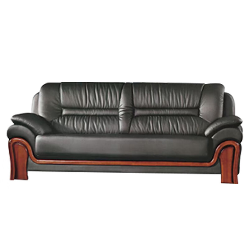 奇冠 QG-HLY-083B(1+1+3) 办公沙发套装 黑色西皮按（套）销售