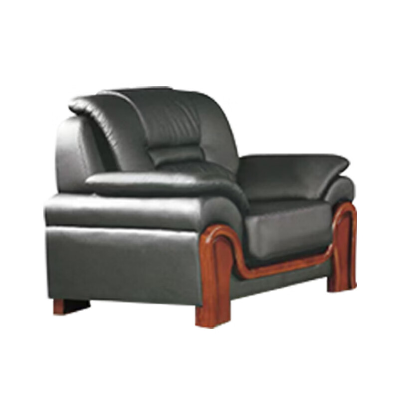 奇冠 QG-HLY-083B(1+1+3) 办公沙发套装 黑色西皮按（套）销售