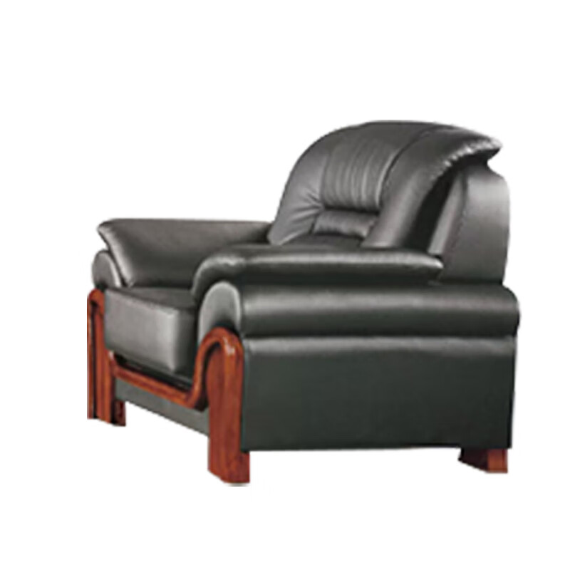 奇冠 QG-HLY-083B(1+1+3) 办公沙发套装 黑色西皮按（套）销售