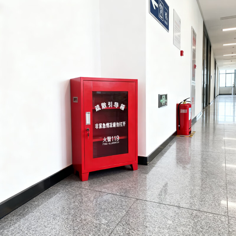 奇冠 QG-GZY-G137-2 单门疏散引导箱 850*600*270mm 钢制 红色 组按(组)销售 奇冠 QG-GZY-G137-2 单门疏散引导箱 850*600*270mm 钢制 红色 组按(组)销售