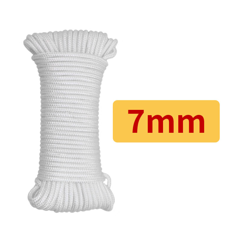 星辰创客 XGS-N07100 尼龙绳 耐磨编织绳货车捆绑绳晒衣绳 7mm*100m 白色 一捆装 捆按(捆)销售 星辰创客 XGS-N07100 尼龙绳 耐磨编织绳货车捆绑绳晒衣绳 7mm*100m 白色 一捆装 捆按(捆)销售