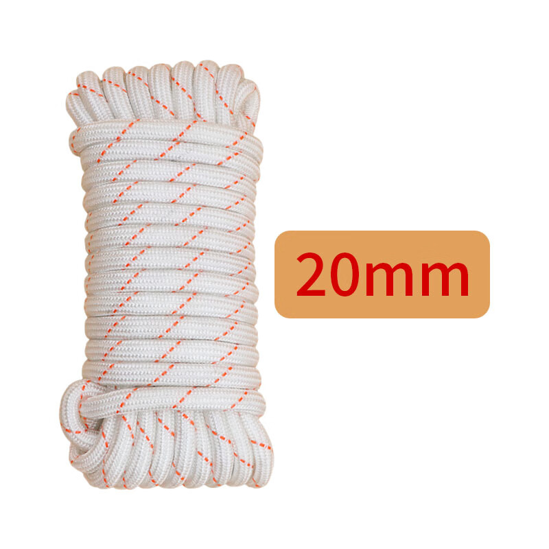 星辰创客 XGS-N20100 尼龙绳 耐磨编织绳货车捆绑绳晒衣绳 20mm*100m 红白 一捆装 捆按(捆)销售 星辰创客 XGS-N20100 尼龙绳 耐磨编织绳货车捆绑绳晒衣绳 20mm*100m 红白 一捆装 捆按(捆)销售