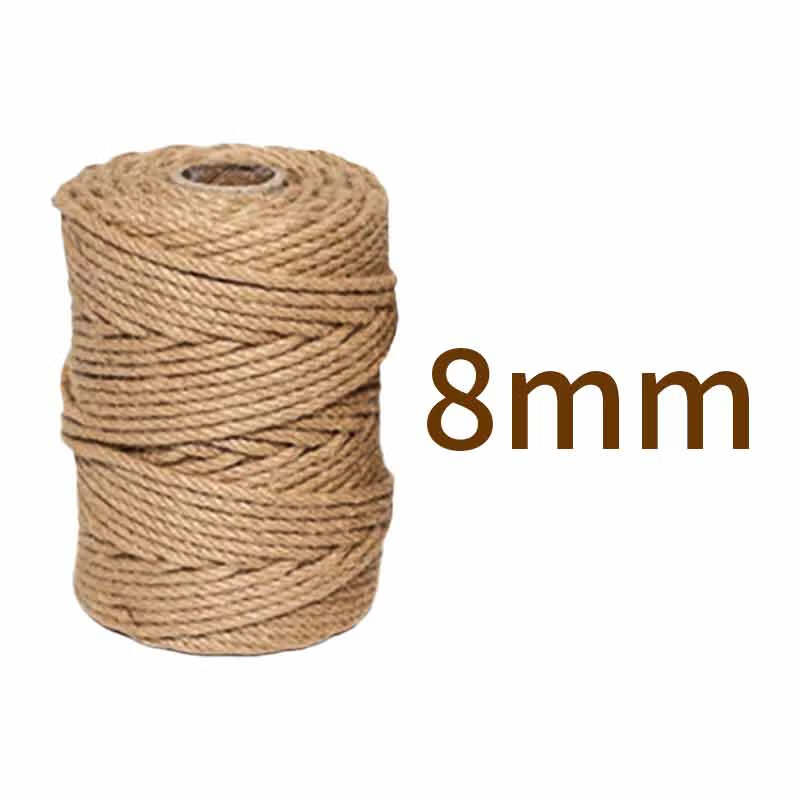 星辰创客 XGS-M0850 麻绳 优质粗麻绳装饰绳户外护栏捆绑绳部队攀爬拔河绳 8mm*50m 麻黄 一捆装 捆按(捆)销售 星辰创客 XGS-M0850 麻绳 优质粗麻绳装饰绳户外护栏捆绑绳部队攀爬拔河绳 8mm*50m 麻黄 一捆装 捆按(捆)销售