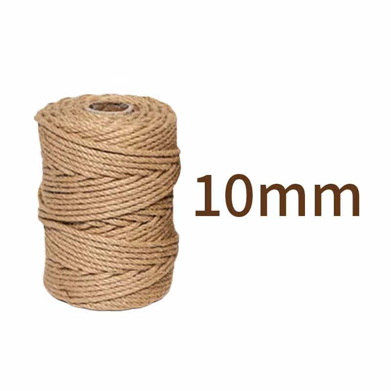 星辰创客 XGS-M1050 麻绳 优质粗麻绳装饰绳户外护栏捆绑绳部队攀爬拔河绳 10mm*50m 麻黄 一捆装 捆按(捆)销售 星辰创客 XGS-M1050 麻绳 优质粗麻绳装饰绳户外护栏捆绑绳部队攀爬拔河绳 10mm*50m 麻黄 一捆装 捆按(捆)销售