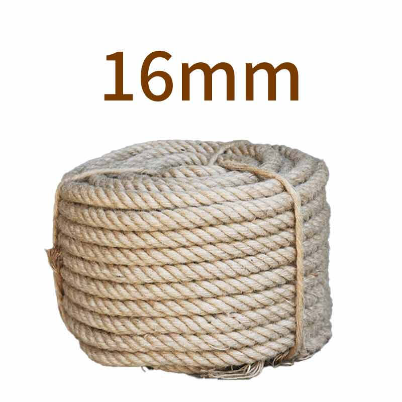 星辰创客 XGS-M1650 麻绳 优质粗麻绳装饰绳户外护栏捆绑绳部队攀爬拔河绳 16mm*50m 麻黄 一捆装 捆按(捆)销售 星辰创客 XGS-M1650 麻绳 优质粗麻绳装饰绳户外护栏捆绑绳部队攀爬拔河绳 16mm*50m 麻黄 一捆装 捆按(捆)销售