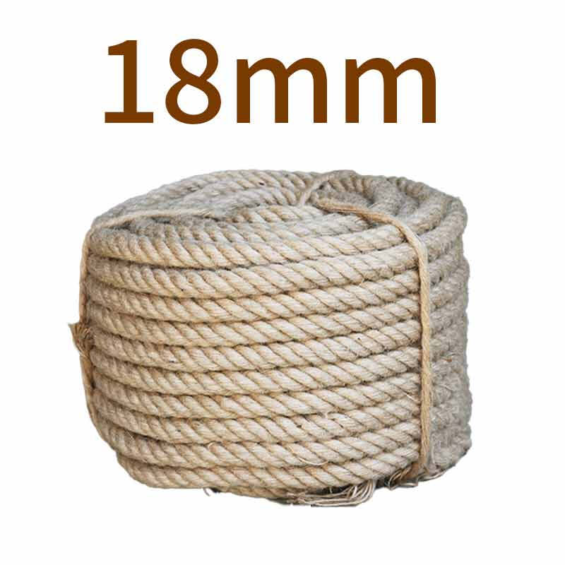 星辰创客 XGS-M1850 麻绳 优质粗麻绳装饰绳户外护栏捆绑绳部队攀爬拔河绳 18mm*50m 麻黄 一捆装 捆按(捆)销售 星辰创客 XGS-M1850 麻绳 优质粗麻绳装饰绳户外护栏捆绑绳部队攀爬拔河绳 18mm*50m 麻黄 一捆装 捆按(捆)销售