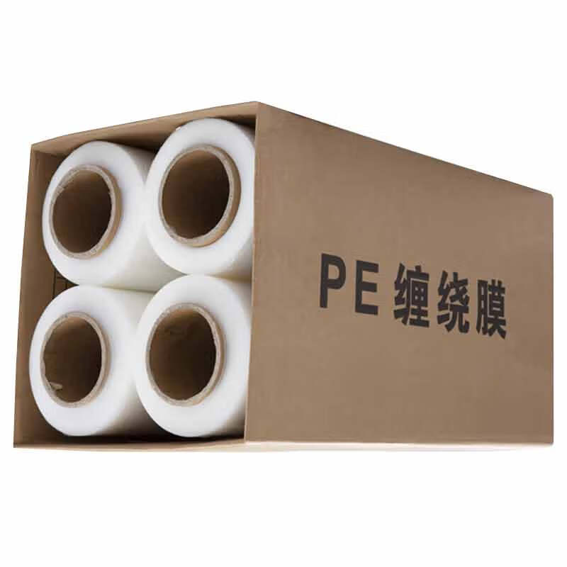 星辰创客 XGC-50100-20 手用缠绕膜  搬家打包膜工业拉伸膜塑料膜 2丝 净重1kg 50cm*100m 透明白 单卷 卷按（卷）销售