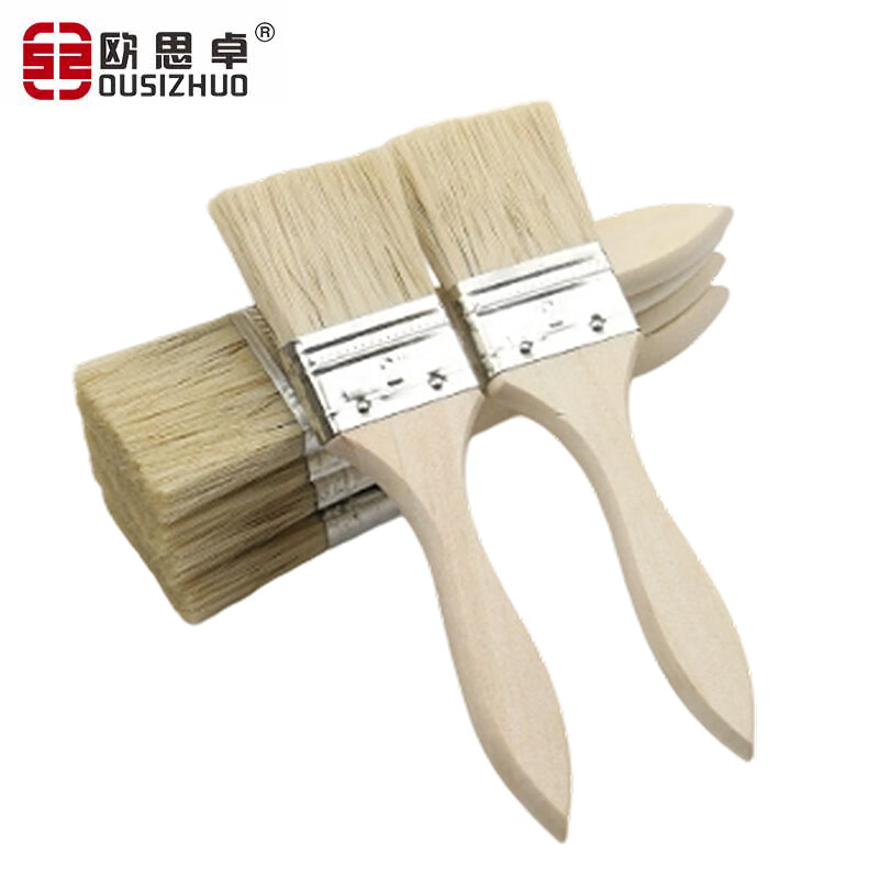 欧思卓 OMS-M04 油漆刷毛刷  软毛刷 2.5寸 混合猪毛 加厚 把按（把）销售