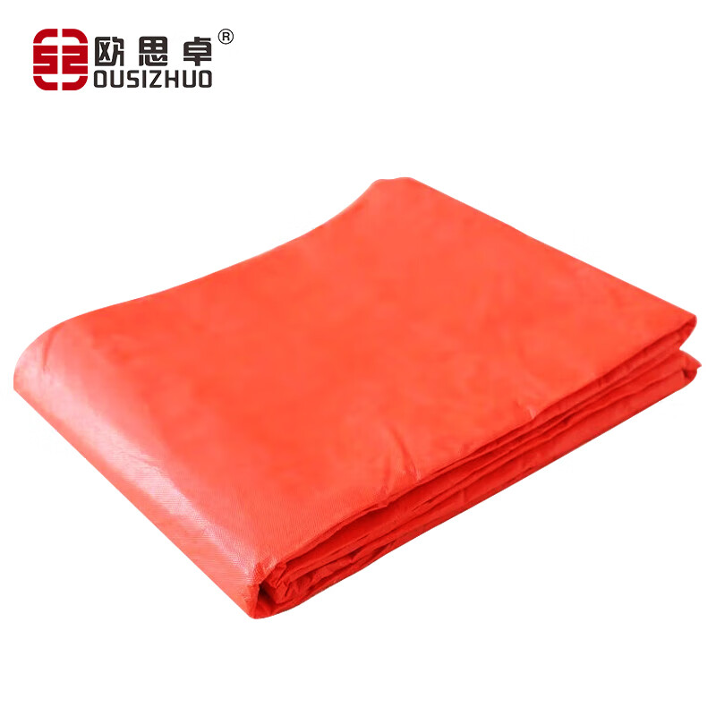 欧思卓 OAB-P06 一次性台布  桌布餐桌塑料膜 2*2m 10片/包 红色 包按（包）销售