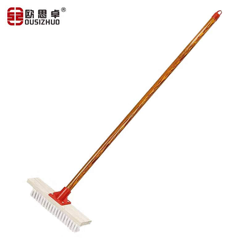 欧思卓 OAD-M01 地刷硬毛刷  长柄尼龙刷 原木色 120cm杆 30cm刷头 1把按（把）销售