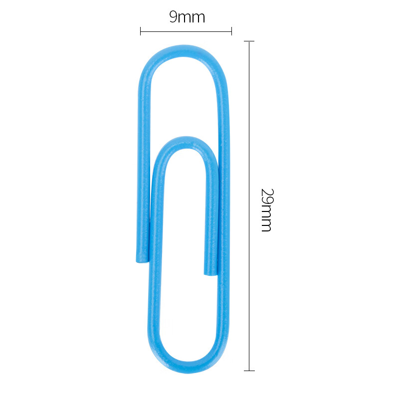 得力 0038 彩色回形针 混色 3# 29mm 160枚/盒 单位:盒按(盒)销售 得力 0038 彩色回形针 混色 3# 29mm 160枚/盒 单位:盒按(盒)销售