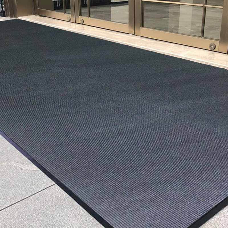 星辰创客 OAD-P02 除尘地毯  双条纹地垫  1m*15m 厚6mm 深灰 卷按（卷）销售