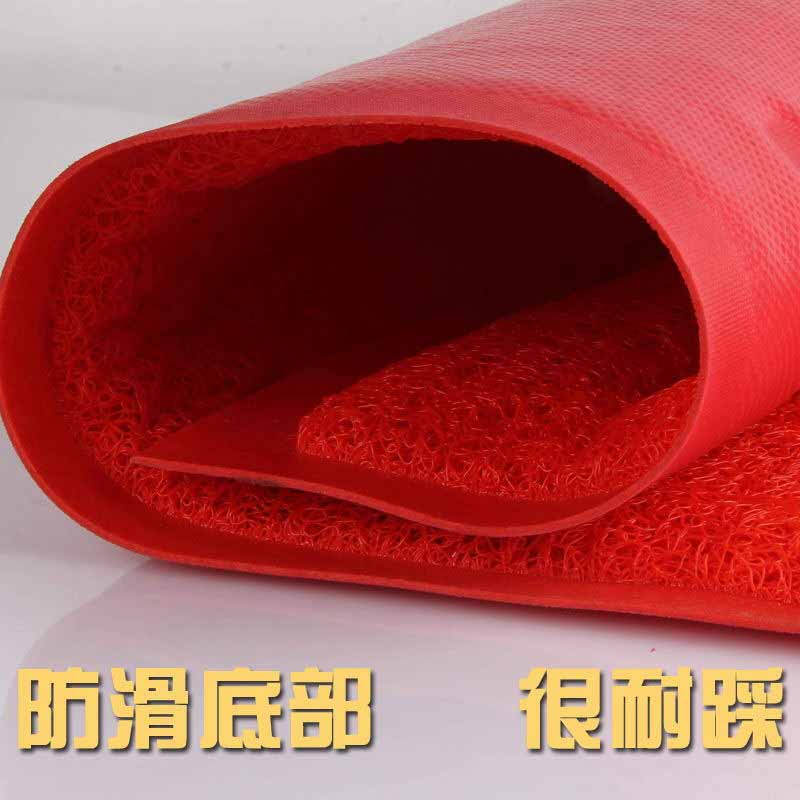 星辰创客 OQR-P01 丝圈地垫  欢迎光临1.2*1.8m 厚1.5cm 红色 张按（张）销售